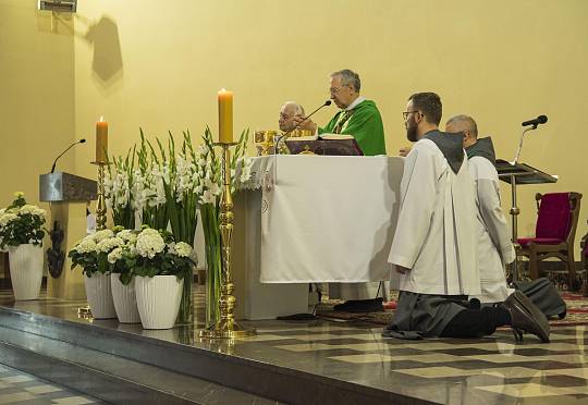 Pożegnalna Eucharystia o. Albina