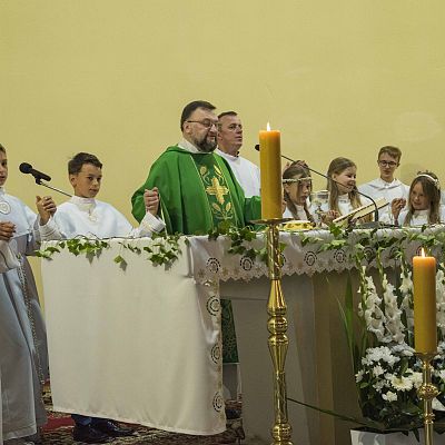 Pożegnalna Eucharystia o. Sebastiana grafika