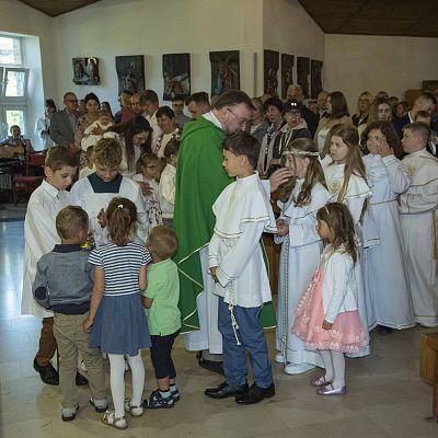 Pożegnalna Eucharystia o. Sebastiana grafika