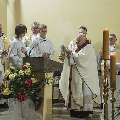 Dziewięćdziesiąte urodziny o. Bogdana grafika