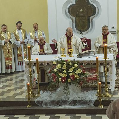 Dziewięćdziesiąte urodziny o. Bogdana grafika