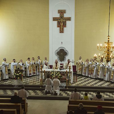 Dziewięćdziesiąte urodziny o. Bogdana grafika