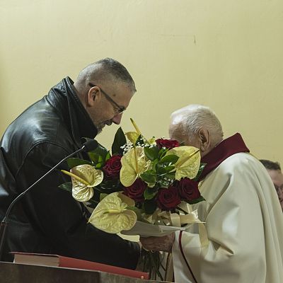 Dziewięćdziesiąte urodziny o. Bogdana grafika