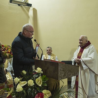 Dziewięćdziesiąte urodziny o. Bogdana grafika